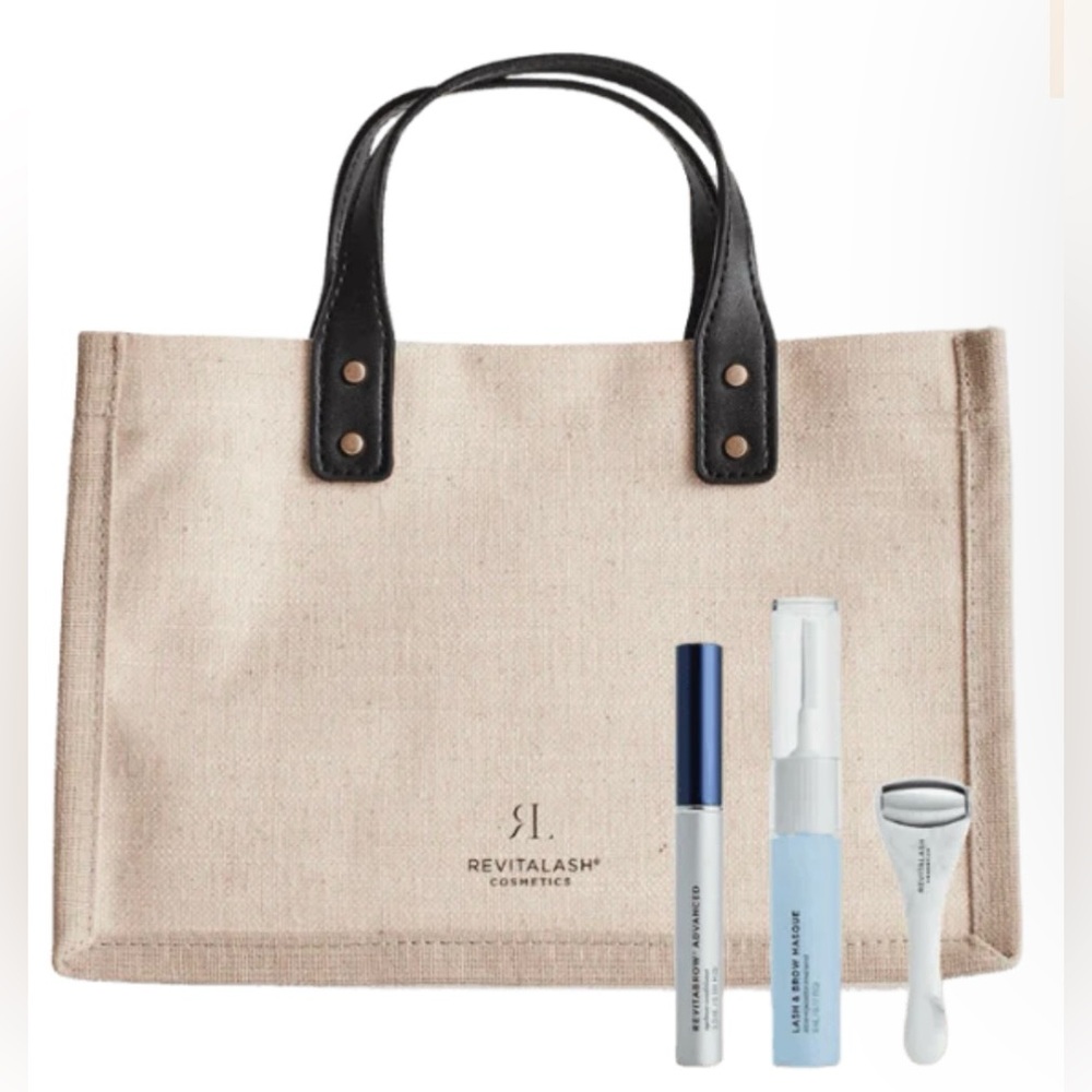 🔥NEW Revitabrow Gift Set Revitabrow/Lash+Brow Mask/Eye Roller/Bag